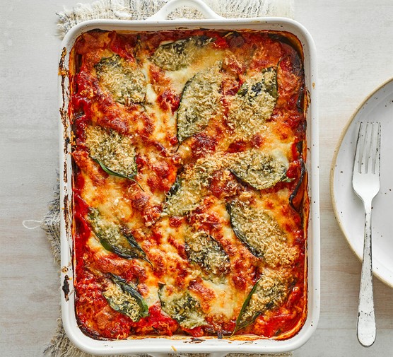 Healthy Aubergine Parmigiana Recipe Healthy aubergine parmigiana