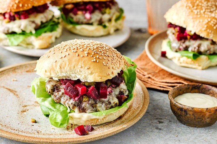 Beetroot Burger Recipe with Horseradish Beetroot Burger Recipe with Horseradish
