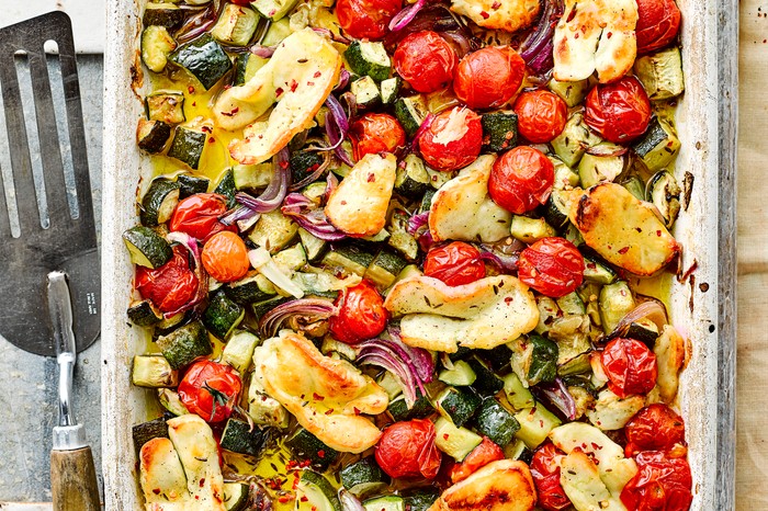 Roasted Vegetables with Halloumi Recipe Roasted Vegetables with Halloumi Recipe