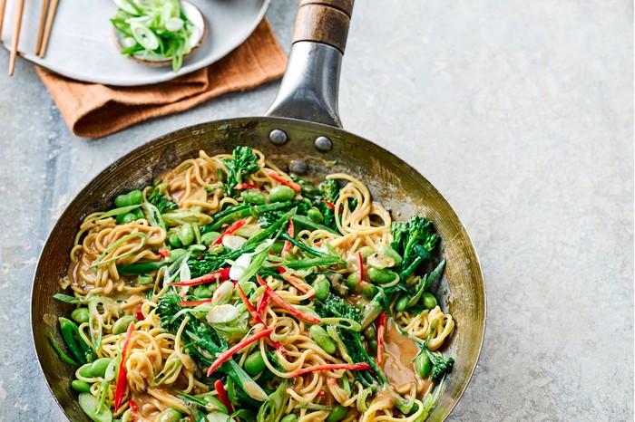 Szechuan Peanut Sauce with Egg Noodles Szechuan Peanut Sauce with Egg Noodles