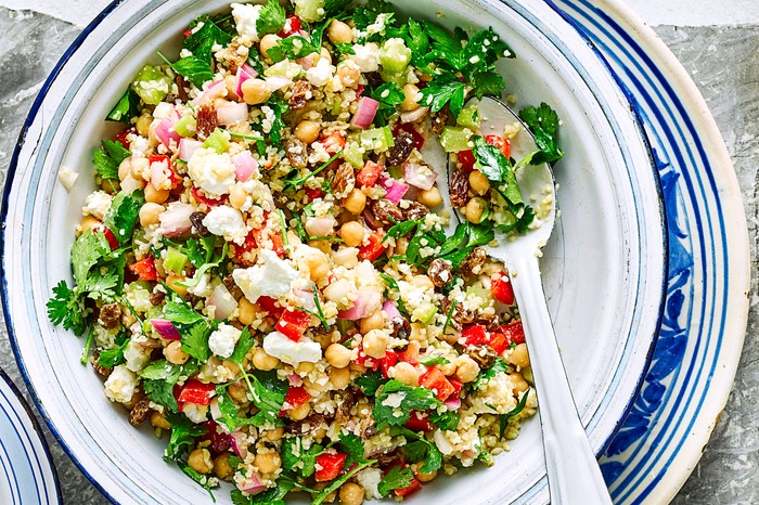 Chickpea Salad Recipe with Bulgar Wheat Chickpea Salad Recipe with Bulgar Wheat