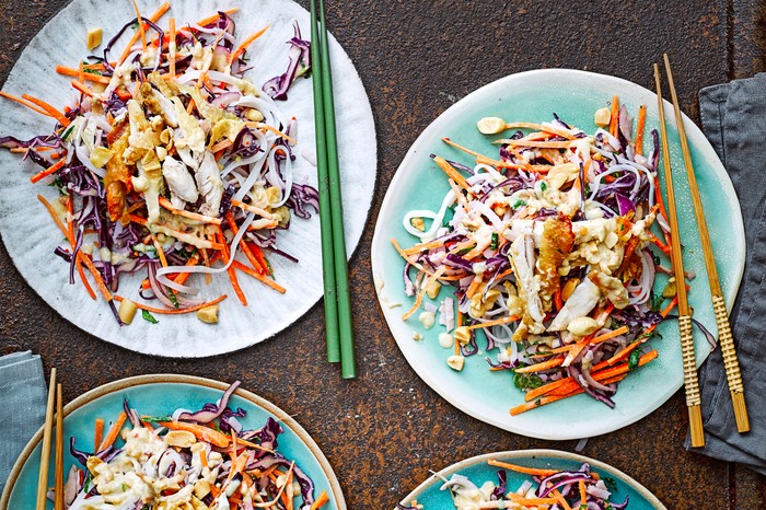Satay Chicken Noodle Salad Recipe Satay Chicken Noodle Salad Recipe