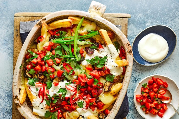 Veggie-loaded fries