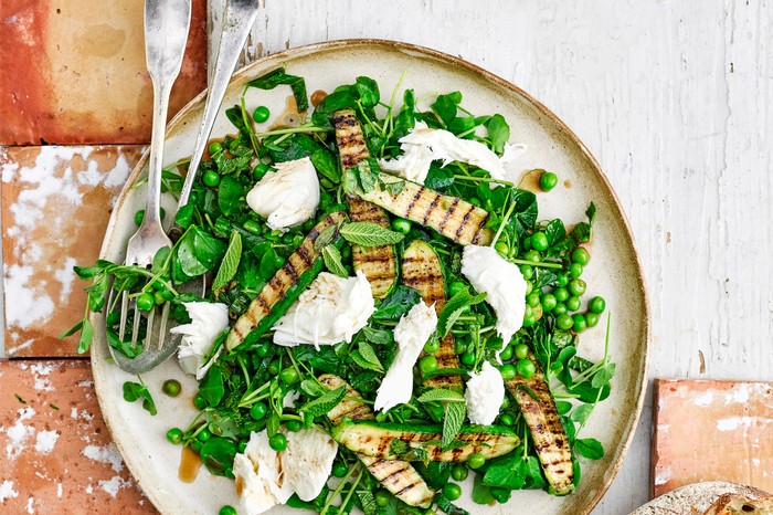 Pea and Mint Salad Recipe with Courgettes Pea and Mint Salad Recipe with Courgettes