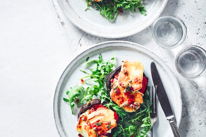 23 Halloumi Recipes and Expert Guide to Cooking Halloumi Halloumi Stuffed Mushrooms Recipe 23 Halloumi Recipes and Expert Guide to Cooking Halloumi Halloumi Stuffed Mushrooms Recipe