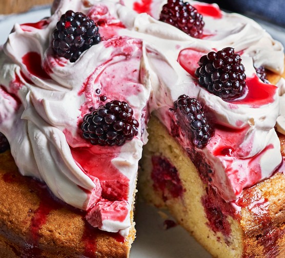 Blackberry and Yogurt Cake Recipe Blackberry and Yogurt Cake Recipe