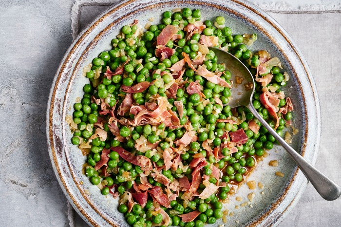 Braised Peas Recipe with Jamón Braised Peas Recipe with Jamón