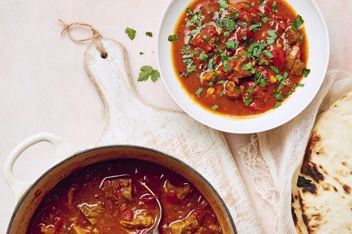 Late-summer lamb,tomato andtamarind stew Late-summer lamb, tomato and tamarind stew