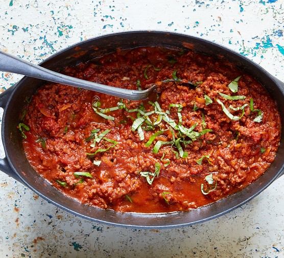 Baked bolognese sauce Baked bolognese sauce