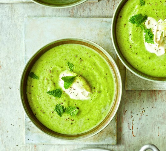 Courgette Soup Recipe Courgette and mint soup