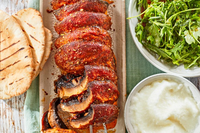 Mushroom Shawarma Recipe Mushroom shawarma