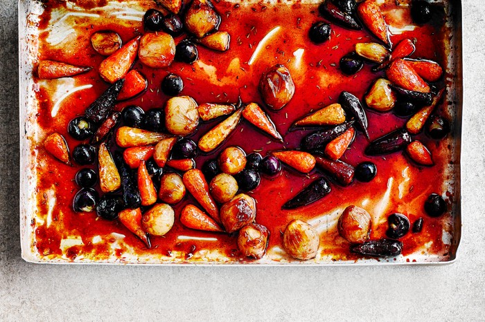 Roasted Vegetables Recipe with Pomegranate Roasted Vegetables Recipe with Pomegranate