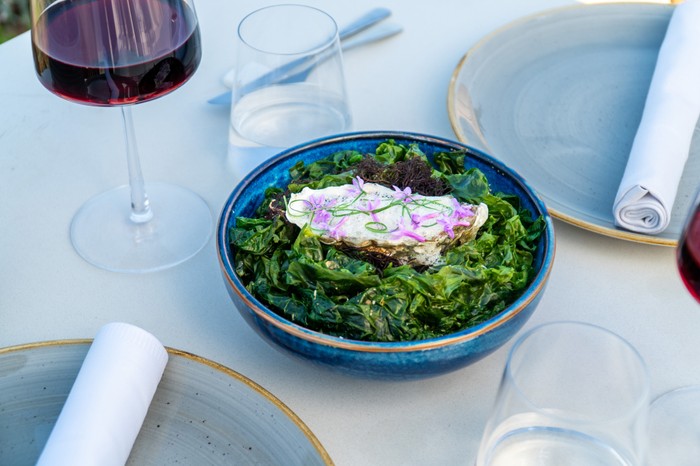 Oyster cooked in sea water at Greek Chef's Abroad event, Nido Hotel