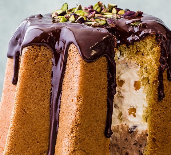 Chocolate Pistachio Semifreddo Recipe