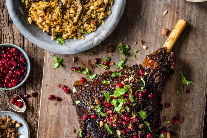Ras El Hanout Lamb Recipe with Aubergine Pilaf Ras El Hanout Lamb Recipe with Aubergine Pilaf