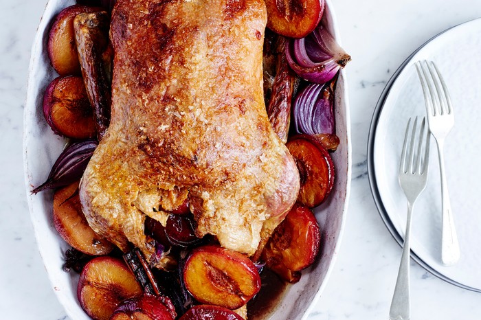 Roast Duck with Plum Sauce Recipe