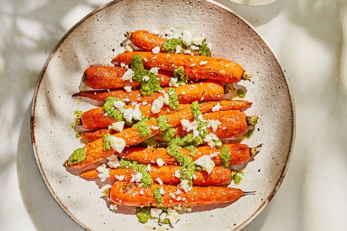 Roast_Carrots_preview carrot top pesto roasted carrots