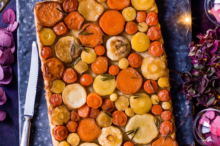 Vegetable Tart Recipe with Three Cheese Sauce Vegetable Tart Recipe with Three Cheese Sauce