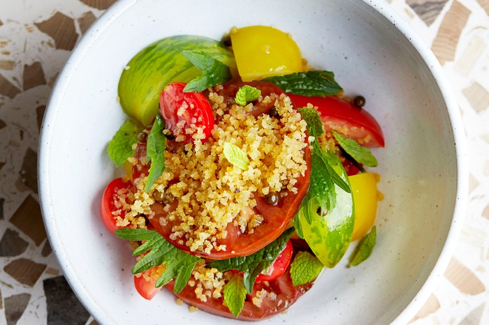 Heritage Tomato Salad Recipe with Pangritata Heritage Tomato Salad Recipe with Pangritata