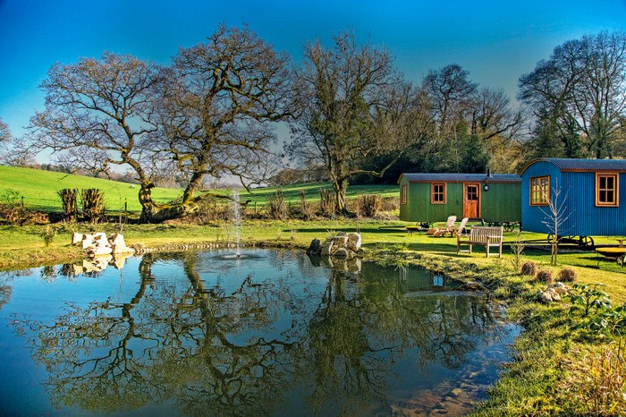 The Merry Harriers The Shepherd Huts at The Merry Harriers