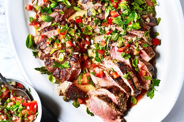 Summer Roast Lamb Recipe With Tomato and Caper Marinade Summer Roast Lamb Recipe With Tomato and Caper Marinade
