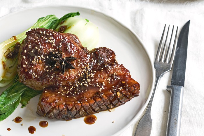 Sweet Soy-Glazed Pork Chops Recipe