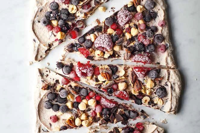 Frozen Yogurt Bark Recipe frozen yoghurt bark by Shivi Ramoutar